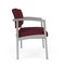 Lesro Lenox Steel Chair, Wine/Mulberry (Red) Seat, Wine/Mulberry Back, 33 W 24.5 L 32 H LS1401 - alternate 3